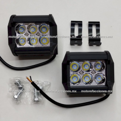 Faros Auxiliares Hiper-LED (6 LED's) - Par