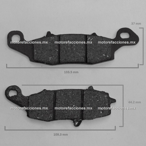 Balatas Disco Suzuki Marauder - GSX600 - VZ800 Marauder - V-Strom DL650 - Kawasaki Ninja 400 - CERAMICA - Izq - OSAKA