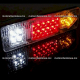 Calaveras LED Motocarro Dazon - Par - Rojo - ECONOMICAS