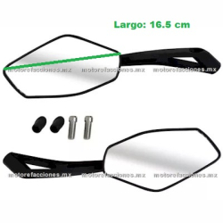 Espejos Deportivos Vento Nitrox 250 T2 - Nitrox 200 - Veloci Xeverus 250 - 10mm