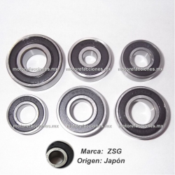 Jgo Baleros Transmision JAPONES Motonetas GY6 - 6002, 6004, 6202, 6203, 6301 y 6204
