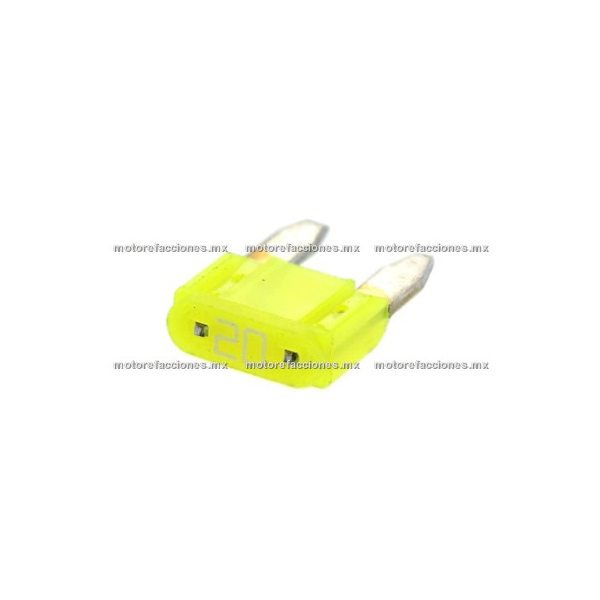 Mini Fusible de Grapa - 20 Amperes (pza)
