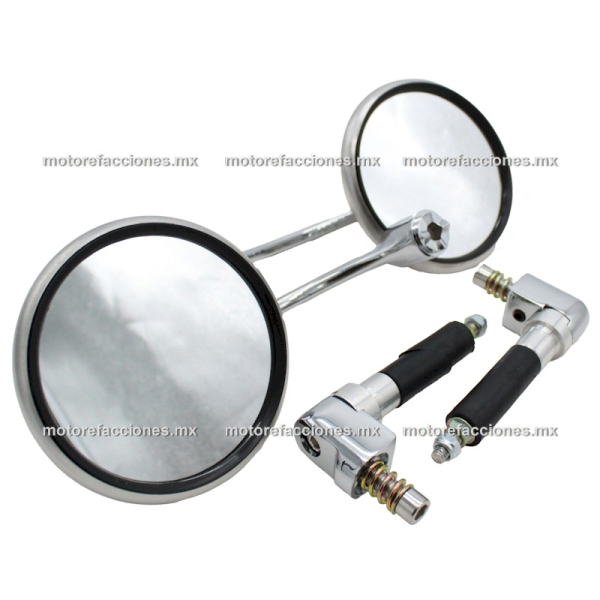 Espejos Metalicos Vento Rocketman 250 - Tipo Cafe Racer - GENERICOS