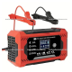 Cargador de Pulso Inteligente para Baterías de Moto y Auto 12v