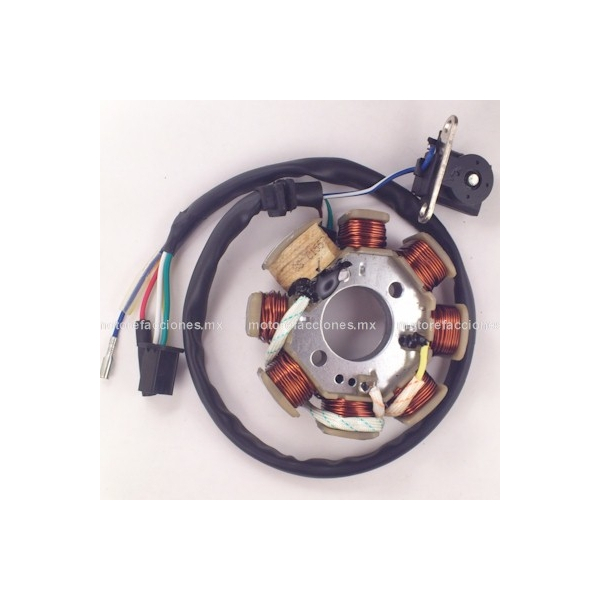 Estator AC 8 bobinas DS125 - DS150 - WS150 - GS150 - GTS175 - WS175 - CS125 - XS125