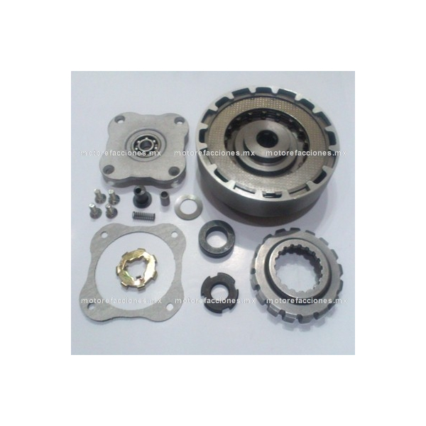 Clutch Ensamble Completo Motocicletas 70 y 90cc - Italika ST70 - ST90 - DT90 - AT110