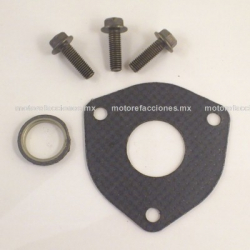Kit de Juntas y Tornillos de Mofle y Escape - Italika DS125 - DS150 - CS125 - Phantom - Adventure
