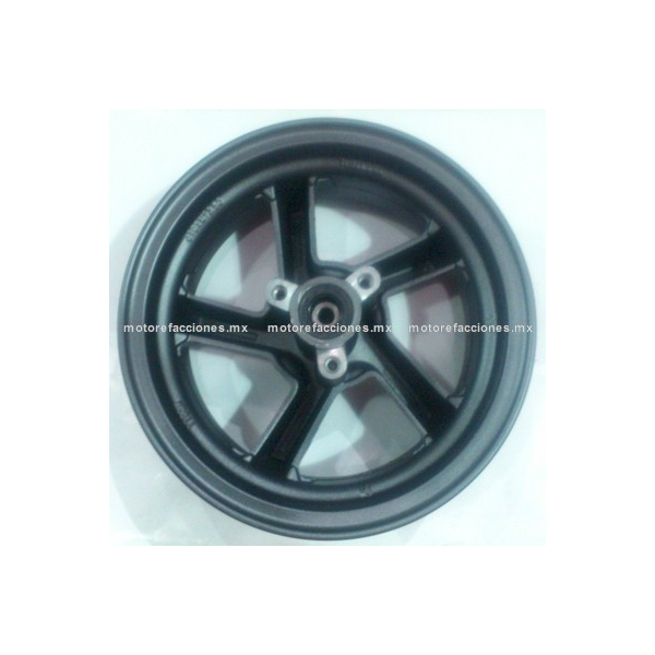 Rin Delantero Italika WS150 - WS175 - (10") - Negro - Disco - Aluminio