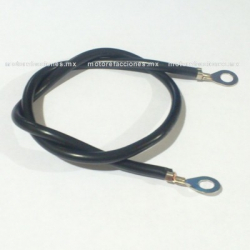 Cable de Bateria para Conexion Electrica - 35 a 45 cm - Negro