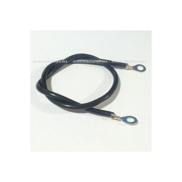 Cable de Bateria para Conexion Electrica - 35 a 45 cm - Negro