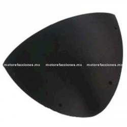 Parabrisas de Cubierta de Manubrio (Antifaz) Motoneta Italika DS150 / XS150 - Dream Siluete - Islo Warrior (Negro Mate)