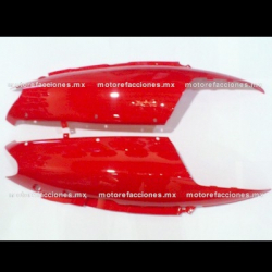 Cubiertas Traseras Italika DS125 - DS150 - XS150 - Phantom R4, R5 - Adventure - VX150 - Rojo