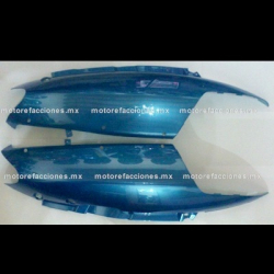 Cubiertas Traseras Italika DS125 - DS150 - XS150 - Phantom R4, R5 - Adventure - VX150 - Azul