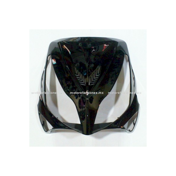Cubierta de Faro Italika GS150 - GTS175 - GSC150 - Vento Phantom 9i - Negro Brillante