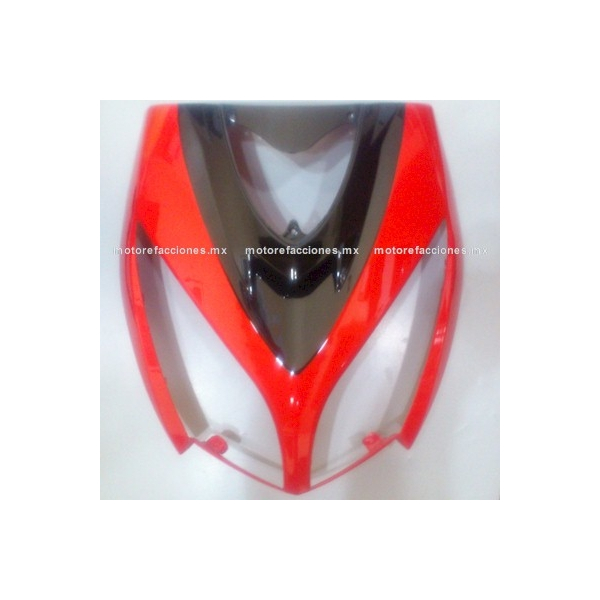 Cubierta de Faro Italika DS150 - Vento Phantom R5 - Carabela VX150 - Dream Siluete - Rojo y Negro