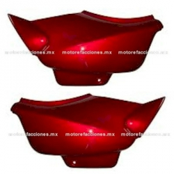 Cubiertas Laterales - Italika FT150 (rojo) Par