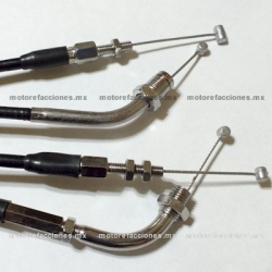 Cables Acelerador Dinamo - Toromex - Honda (chicote doble) - 250cc Motor en Linea