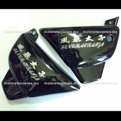 Cubiertas Laterales Motos tipo Custom 150 - Universales (negro)