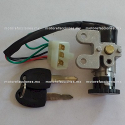 Switch Encendido Completo - Motonetas 50 y 90cc - (Conector 4 y 5 puntas)