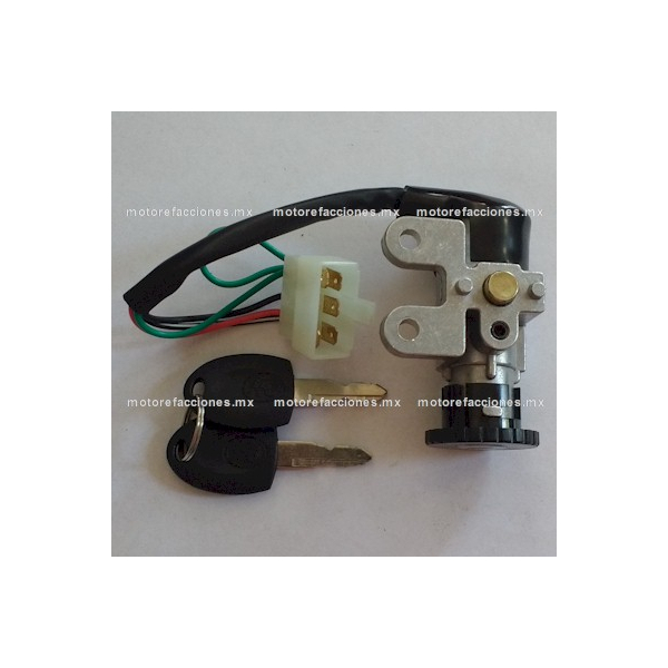 Switch Encendido Completo - Motonetas 50 y 90cc - (Conector 4 y 5 puntas)