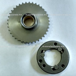 Bendix de Arranque Completo - Dinamo - Toromex 250cc (motor en linea) - 80mm
