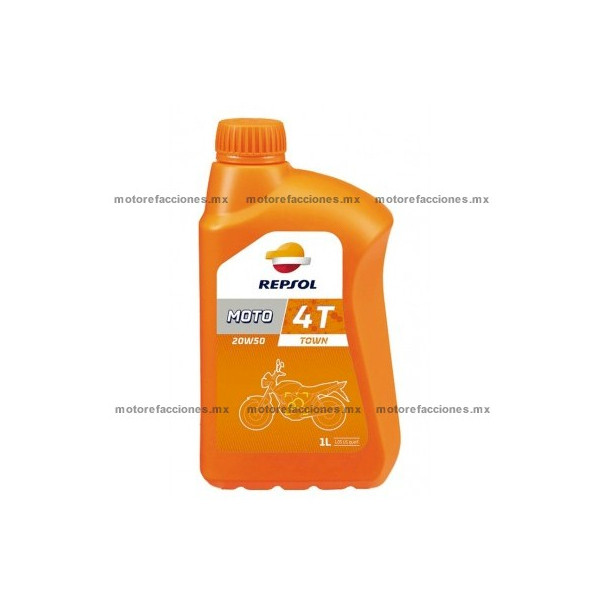 Aceite Repsol 4T Multigrado SAE 20W50 Tipo JASO T903 - 1000 ml