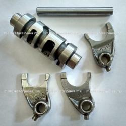 Sincronizador o Tambor Selector ECONOMICO – Italika FT125 / FT150 - TODAS LAS VELOICIDADES HACIA ABAJO - (sin Tope)