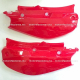 Cubiertas Traseras Italika WS150 - WS175 W150 - XW150 - Rojo - Par