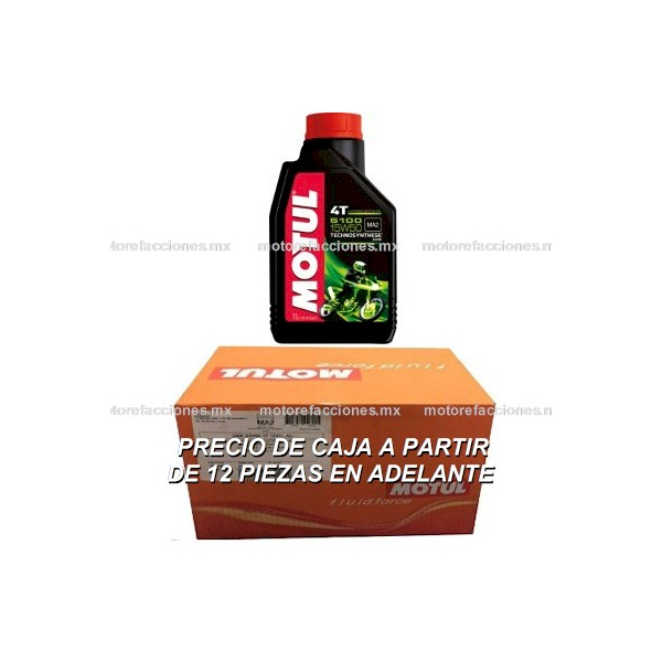 Aceite Motul 5100 4T Multigrado 15W50 Tipo JASO MA2 - 1000 ml