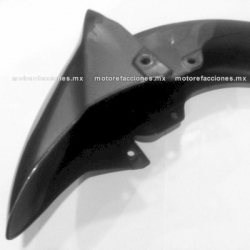 Salpicadera Delantera Yamaha FZ16 - Negro Brillante con Negro Mate