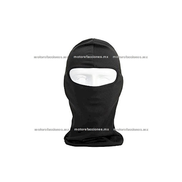 Balaclava Completa para Motociclista (Negro Liso)