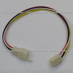 Arnes c/ Conector - 4 Cables - Hembra y Macho