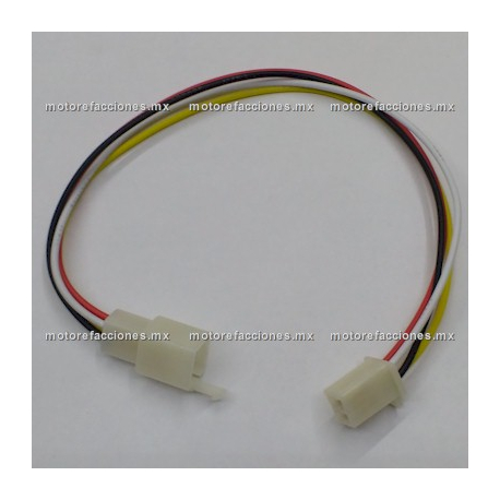 Arnes c/ Conector - 4 Cables - Hembra y Macho