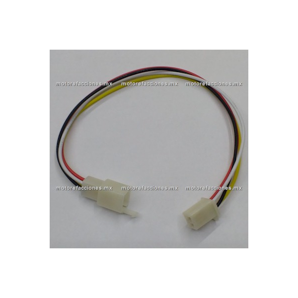 Arnes c/ Conector - 4 Cables - Hembra y Macho