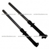 Barras de Suspension Italika DM150 (par) (negro mate)