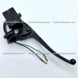 Bomba de Freno con Manija Derecha c/ Soporte Espejo 8mm - Motonetas