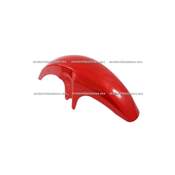 Salpicadera Delantera Completa Motocicleta Italika FT125 (rojo)