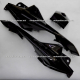 Cubiertas Traseras (colin) Yamaha FZ 2.0 / FZS 2.0 (negro brillante) 3 pzas