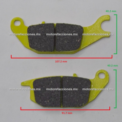 Balatas Disco Yamaha NMax - YZF R15 - Suzuki Step 125 - Honda CBR125 - CBR150