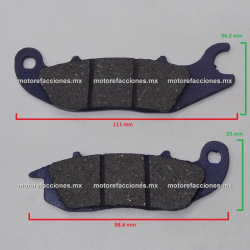 Balatas Disco Honda Invicta 150 CB150 - CBF125 - CBR125 - CBR150 - Piaggio Medley 125 - Medley 150