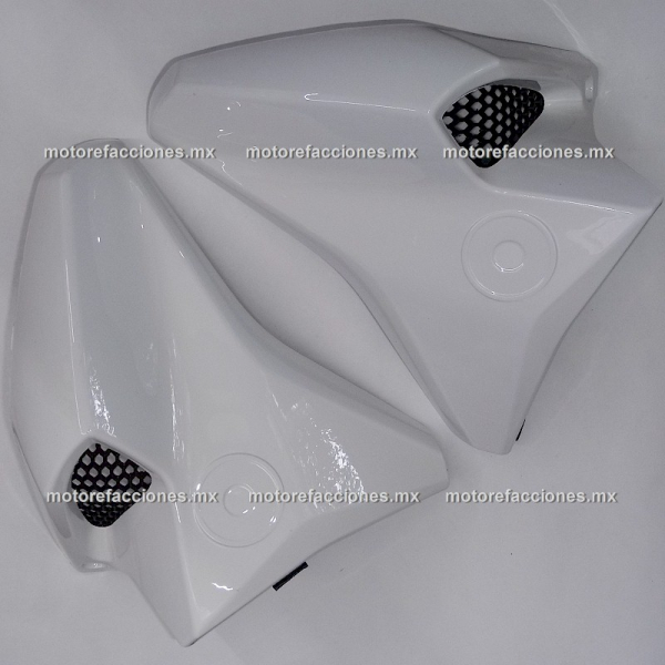 Guias de Aire con Rejilla Yamaha FZ 2.0 - FZs 2.0 - Fazer 150 2.0 - Blanco