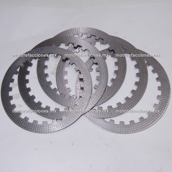 Discos de Clutch Motocicletas - 5 pzas - Italika 250Z - 250SZ - FT200 - FT250 - FT250 TS - RT180 - TC200 - TC250