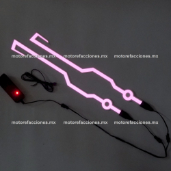 Flexi-LED para Casco (Rosa) - 3v
