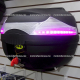 Porta Equipaje de Lujo Ovalado con LED RGB Programable y Respaldo Suave 40 Lts - 7 Colores a Programar