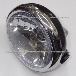 Faro Completo Negro - Honda Cargo / Titan - Italika FT125 (algunos años) / FT150 (hasta 2008) / DT150 Sport - Keeway Speed