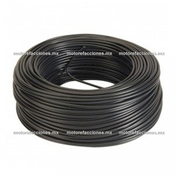 Cable Automotriz 16 AWG a Granel p/ Conexiones Electricas - Calibre 16 - Negro - Costo por Metro