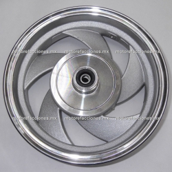 Rin Delantero CS125 - XS125 - Gris - 10" de 5 Brazos - Freno de Tambor