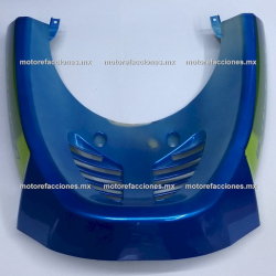 Cubierta Frontal Inferior Italika DS150G - 2019 en adelante - Azul con Verde Lima
