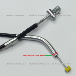 Cable Freno Delantero - DT125 - DT150 - FT125 - FT150 - Bajaj Boxer 100 - Honda Cargo 125 - 9mm
