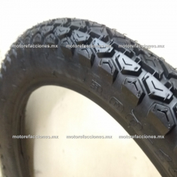 Llanta 3.00-18 TT - Italika FT150 - FT180 - FT200 - DT150 - 6 capas - GAJO MEDIANO